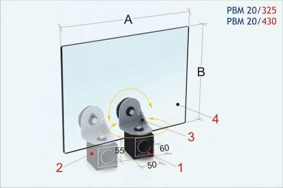 PBM-20 Beschermkap met magnetische basis